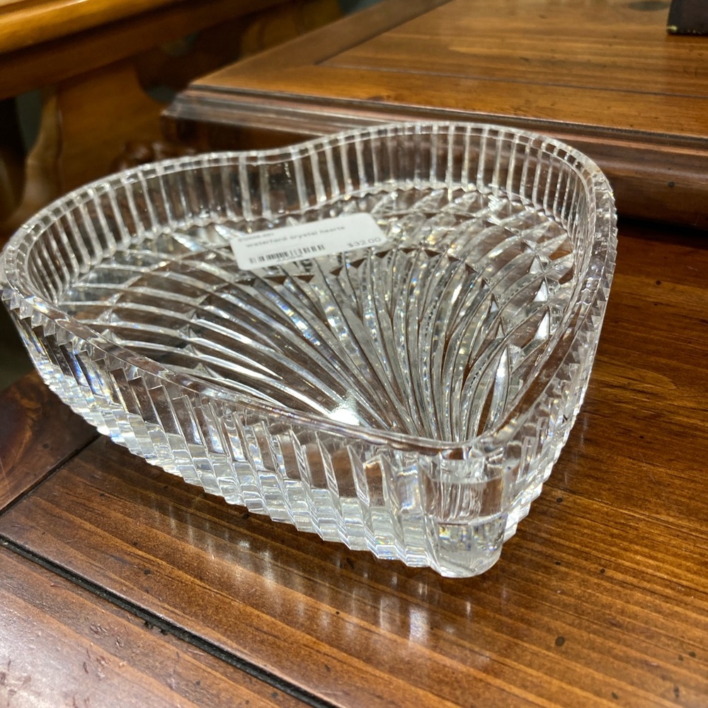 COPY - Crystal Heart Shaped dish
